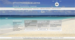 Desktop Screenshot of huissiers-saint-martin.com