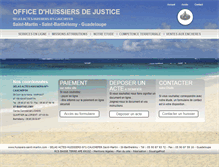 Tablet Screenshot of huissiers-saint-martin.com